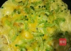 苦瓜煎蛋的做法图解4