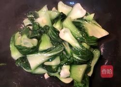 清炒上海青的做法图解4