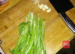 炒油麦菜！的做法图解1