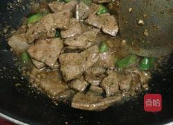 青椒炒猪肝的做法图解8