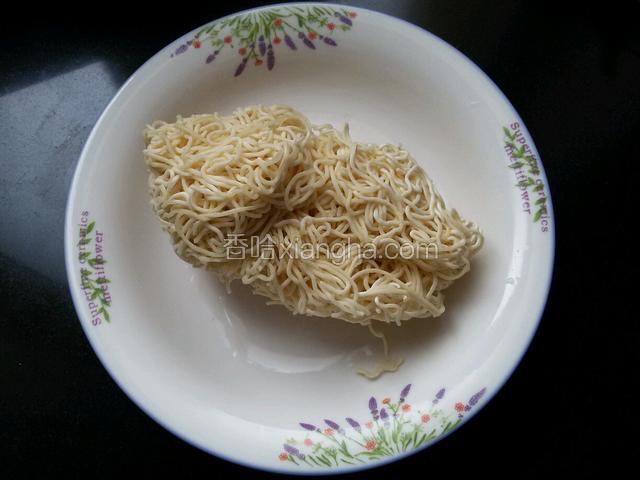 面条一份备用。
