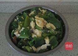 柿子椒炒蛋的做法图解8