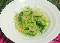 小葱炒土豆丝