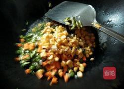 彩色炒饭(简易版)的做法图解4