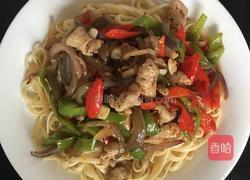 香辣肥肠意面的做法图解4