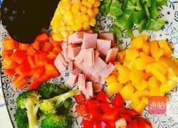 火腿什锦炒饭的做法图解1