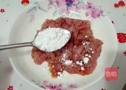 肉片蒜苔的做法图解2