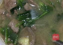 猪肝菠菜汤的做法图解5