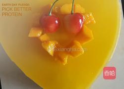 酸奶芒果慕斯 六寸心形模型版的做法图解10