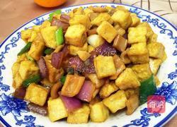 鱿鱼豆腐丁的做法图解12