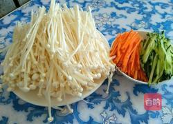 凉拌金针菇的做法图解1