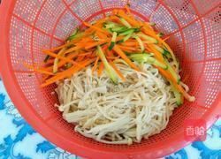 凉拌金针菇的做法图解4