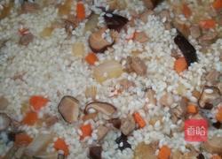 翡翠糯米烧麦的做法图解3