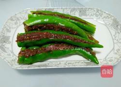 煎酿尖椒的做法图解3