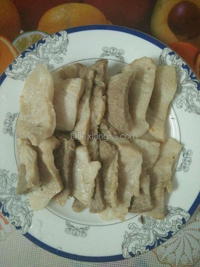 然后切片摆盘