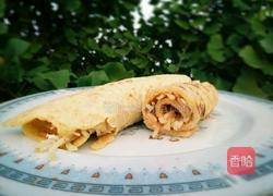 土豆丝燕麦蛋饼卷的做法图解10