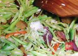 四季豆炒腊肉的做法图解9