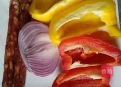 七彩腊味豆的做法图解1