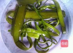 蒜香海带的做法图解1