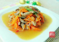 胡萝卜炒肉的做法图解7