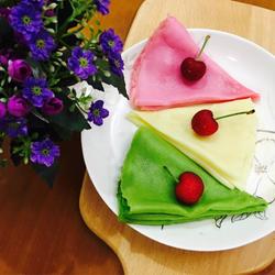 三色千层蛋糕皮的做法[图]