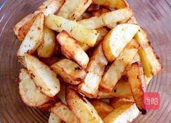 干煸香辣土豆条的做法图解4