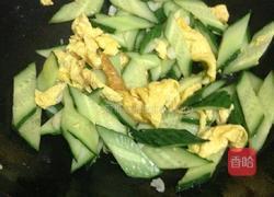 黄瓜炒蛋的做法图解9