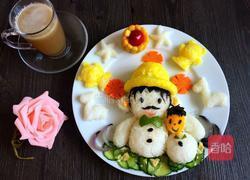 父爱如山餐盘画的做法图解8