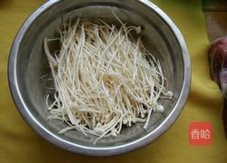 金针菇蛋花汤的做法图解2