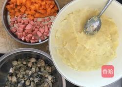 海蛎火腿芝士土豆泥的做法图解1