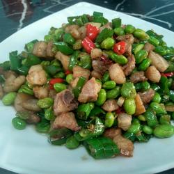 肉炒毛豆的做法[图]