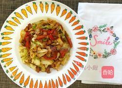 卷心菜炒五花肉的做法图解7