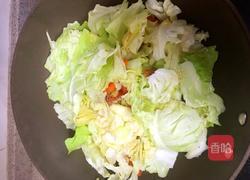 卷心菜炒五花肉的做法图解4