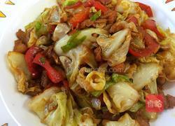 卷心菜炒五花肉的做法图解6