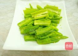 青椒煎苦瓜的做法图解3