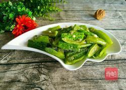 青椒煎苦瓜的做法图解8