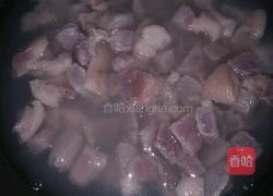 红烧肉烧茄子豆皮的做法图解2