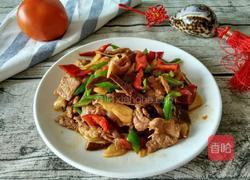 茭白炒肉的做法图解5