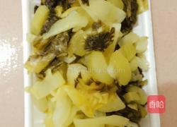 酸菜瘦肉炒豆干的做法图解1