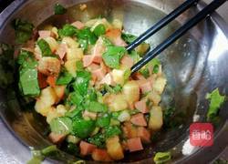 吐司火腿爱心饼的做法图解3