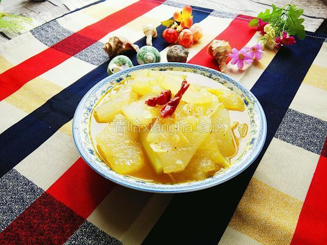 虾米蚝油烧冬瓜