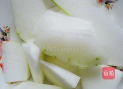 虾米蚝油烧冬瓜的做法图解1