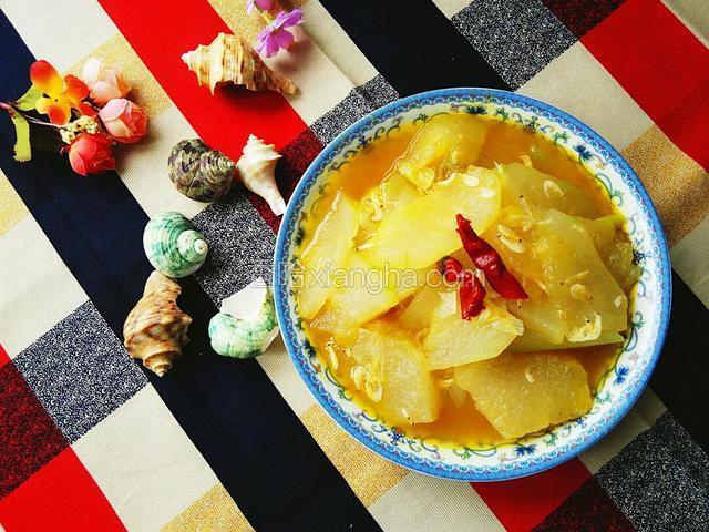 冬瓜变得软绵关火