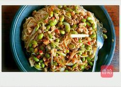 鲜豆炒面的做法图解5