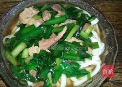 韭菜腌肉面的做法图解5