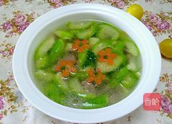 丝瓜肉片汤的做法图解7