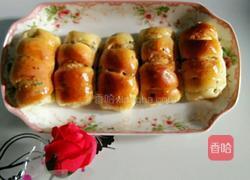 香葱肉松面包卷的做法图解12