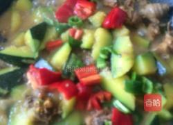 南瓜炖鸡块的做法图解5