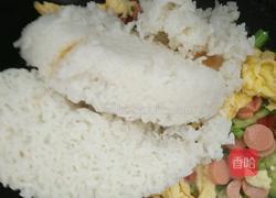 火腿肠蛋炒饭的做法图解6