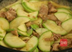 西葫芦炒肉片的做法图解4